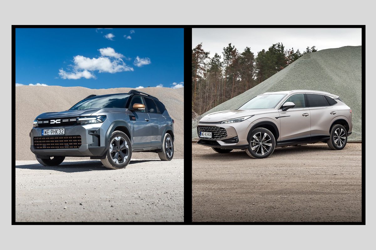 MotoPodPrad's tweet image. Pojedynek gigantów dzisiaj: #Dacia #Bigster kontra ofensywa z Chin - #MG #HS

motopodprad.pl/trudne-wybory-…

#TrudneWybory #samochody #motoryzacja #motopodprad #auta #porównanie 

@MGCarClub 
@Dacia_FR