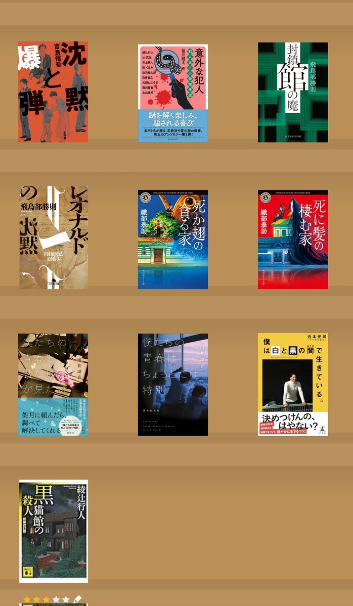 棚からぼた餅@読書垢・主にミステリ tweet media