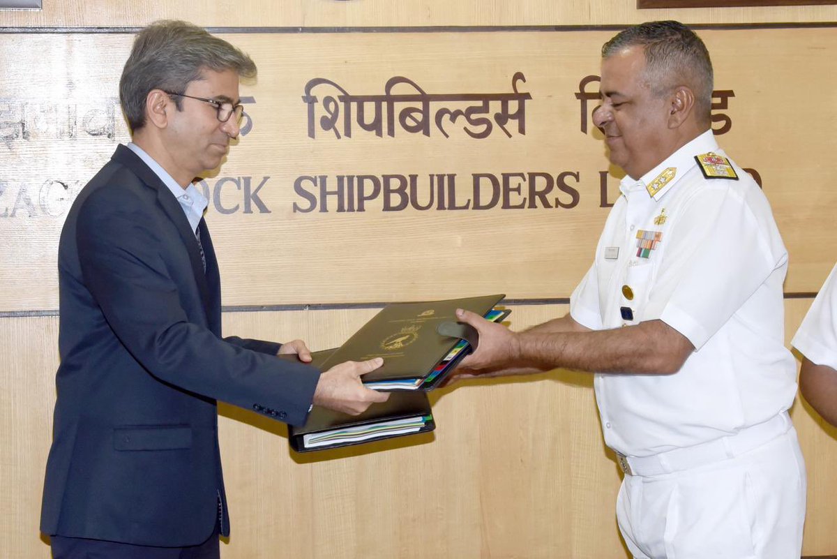 Mazagon Dock Shipbuilders Limited tweet media