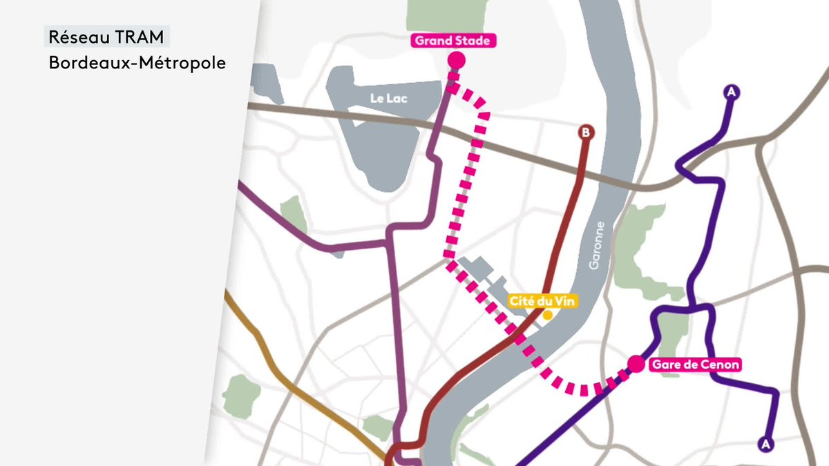 BMABordeaux's tweet photo. Tramway à Bordeaux : une nouvelle liaison pourrait relier la gare de Cenon au Stade Atlantique à l'horizon 2032.
▶️ https://t.co/GWcJ01aBCj
#BordeauxMétropole #Bordeaux #Cenon #Transports #Déplacements #Mobilité #Tramway https://t.co/Xng25UnnYA
