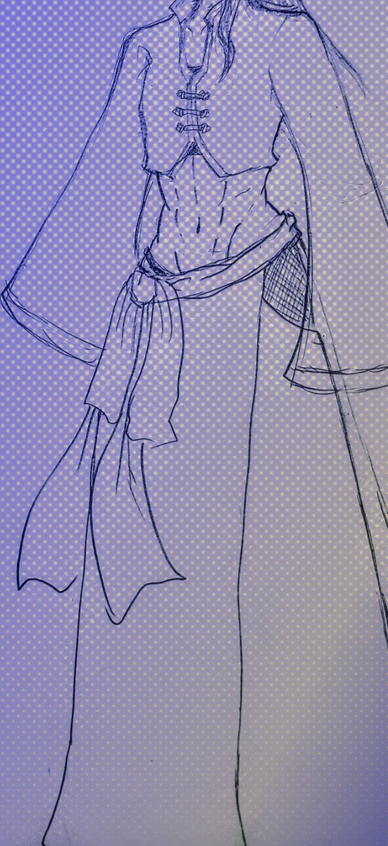 こどべしゃんてぃ 服だけ描いてみたよ柄は心の目で見てね