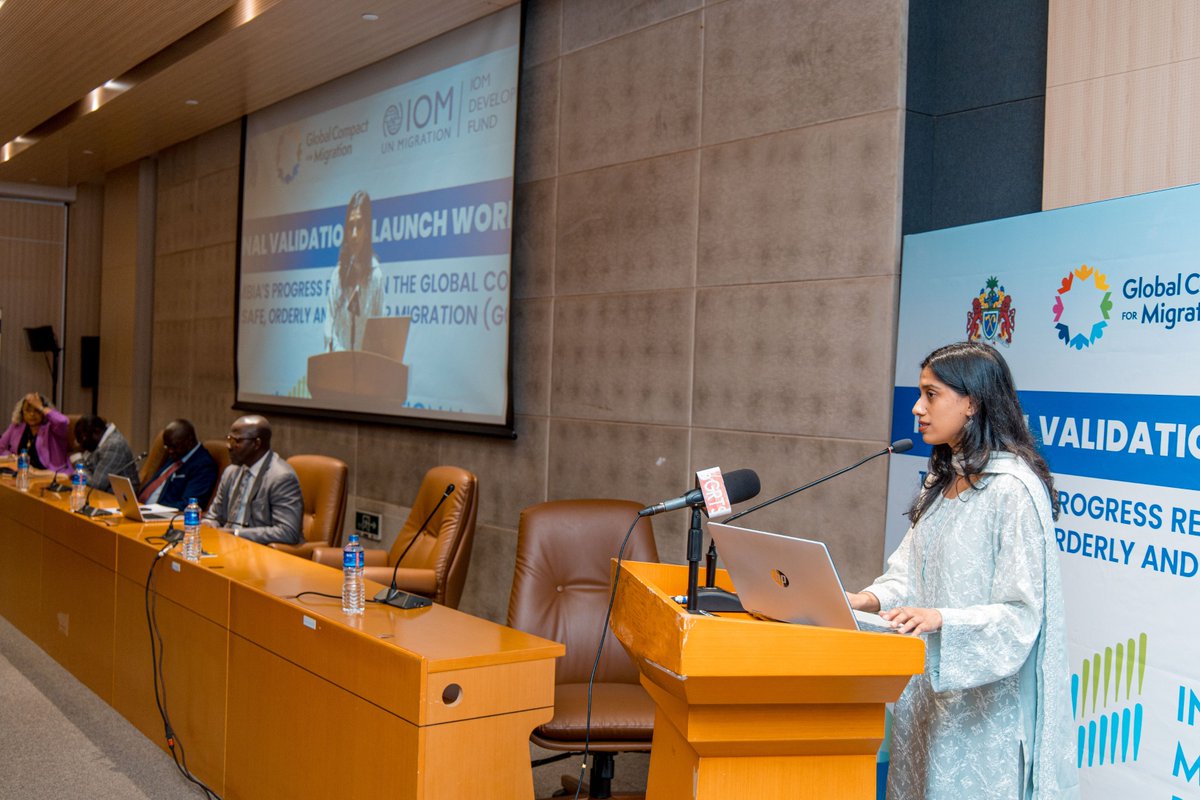 IOMTheGambia's tweet photo. Ahead of #IMRF2026, the Government of The Gambia and stakeholders validated its Second National #GCM Progress Report.

 The event reflects a strong whole‑of‑government and whole‑of‑society commitment to safe, orderly and dignified migration.

For more: https://t.co/VBJLWnPprF https://t.co/wGgJkAuxBI