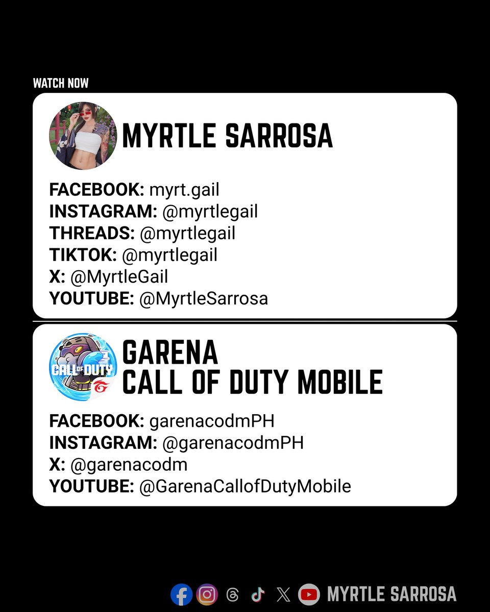 MyrtleGUpdate's tweet photo. Credits: Myrtle Sarrosa | Garena Call of Duty Mobile
#MyrtleGailSarrosaUpdate
Garena Call of Duty Mobile Urban Tracker Bakunawa Cosplay Transition Myrtle Sarrosa 🐉🇵🇭
#CallOfDutyMobile #CODMSummerFest2026 #CODM #MyrtleSarrosa https://t.co/PAeK8ud1tc