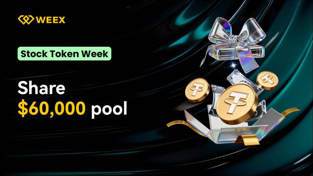 marialimacruz's tweet image. WEEX Stock Token Week is now live! Take part in this limited-time campaign and earn from a $60,000 reward pool.

Complete simple tasks, boost your rewards &amp;amp; maximize your gains along the way.

Apr 30 – May 10

Don’t miss your chance to get involved.

#sstvi #WEEX #Crypto #Airdrop