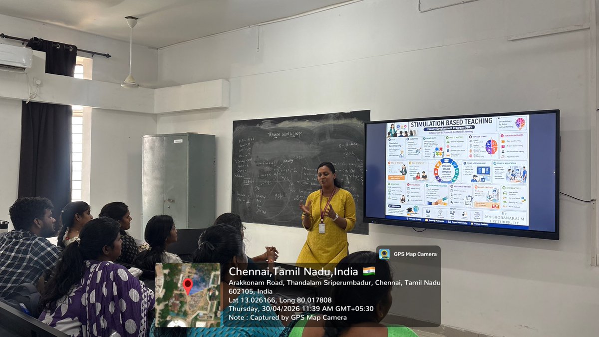 SCAHSOfficial's tweet photo. “Successfully conducted a Faculty Development Program on Stimulation Based Teaching.
Grateful for the opportunity to share knowledge and inspire learning.
#FDP #Teaching #HealthcareEducation” https://t.co/ZBo4BVuJcI