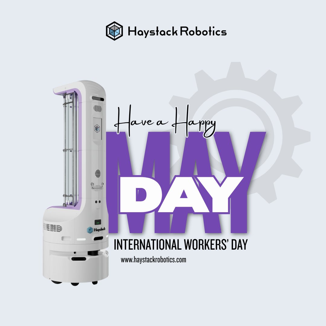 HaystackRobotic's tweet photo. 💼Happy International Workers’ Day 2026🔧

At #HaystackRobotics, we build #technology that supports people.

#InternationalWorkersDay #WorkersDay2026 #LabourDay #May1 #Robotics #AI #Automation #Innovation #PeopleFirst #EmpoweringPeople https://t.co/hwpWqkOjh3