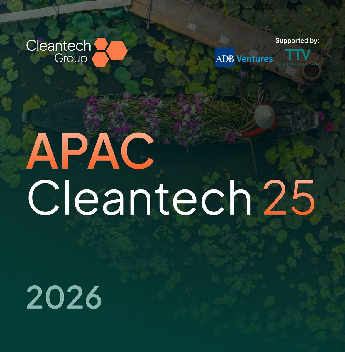 CleanPlanetInc's tweet photo. Proud to be a 2026 #APACCleantech25 company! So excited our #netzero innovation is recognized by @CleantechGroup and market experts. Read the full report: https://t.co/4OABwP1Dj1 https://t.co/G2yIxcepFW