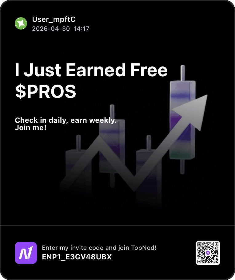 aria_drops's tweet photo. Just joined TopNod Energy Park ⚡️
Simple tasks → earn Energy → share weekly $PROS rewards.
The more people join, the bigger the reward pool 
Worth a try！
#topnodenergy
https://t.co/0Uv6azjH77 https://t.co/0T8okxei7i