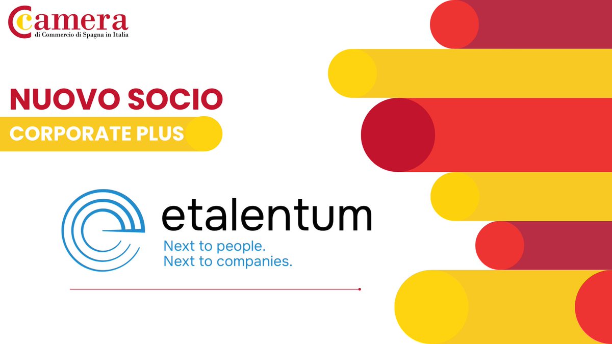 CamacoesIT's tweet image. Diamo il benvenuto a Etalentum nel #network della #Camera! 🤝

Una multinazionale spagnola di #ricerca e #selezione del personale, nata nel 2013, specializzata in ricerche proattive di profili specialistici, quadri e manager.

Scopri di più👇