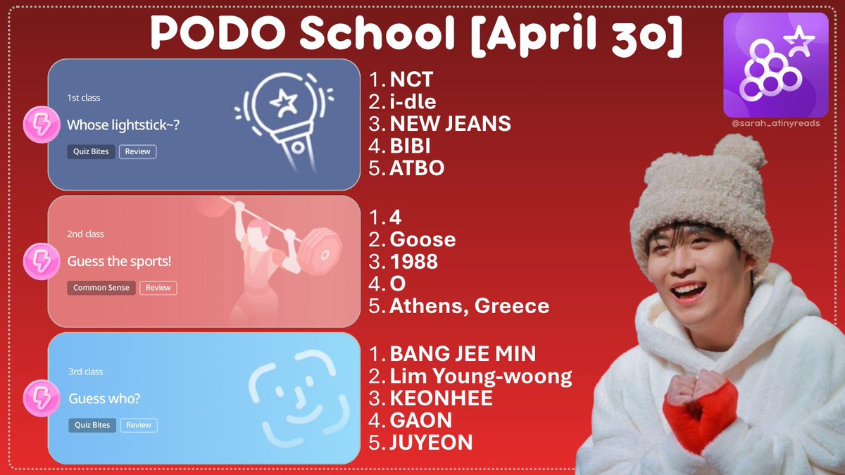 aojeda28's tweet image. Today's Podoal Quiz

Global acc
A A A A A 
A B A O C
A A B A A

🗳️ | ASEA 2026 VOTING GUIDES

x.com/i/status/20322…

ATEEZ Golden Hour : Part.4
#ATEEZ #에이티즈 #GOLDENHOUR #GOLDENHOUR_Part4 #Adrenaline