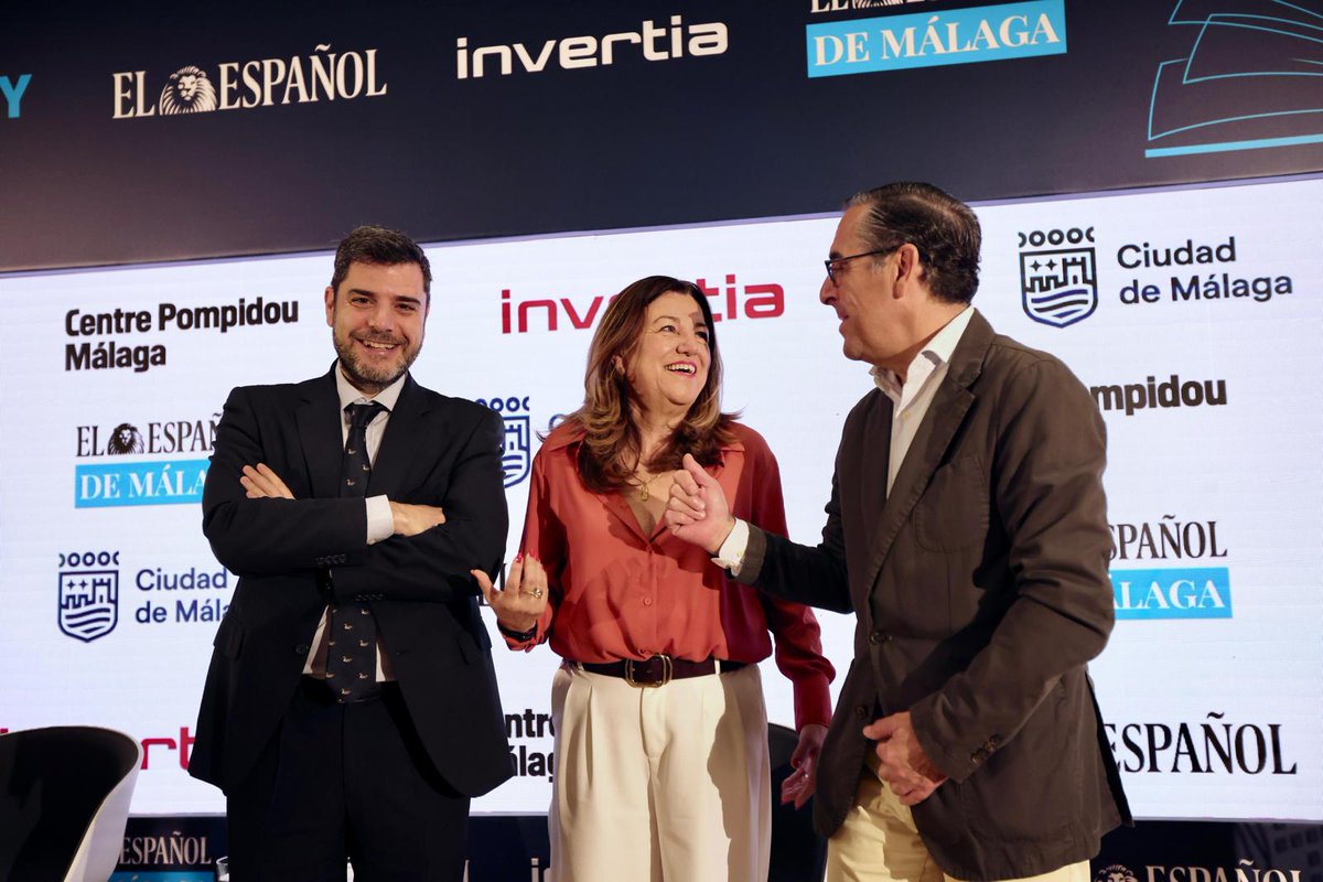 EducaAnd's tweet image. La consejera inaugura la 2ª jornada del V Foro Educación, Innovación y Economía de @elespanolcom en el @pompidou_malaga , que analiza la situación actual de la #educación, su transformación y su proyección de futuro.