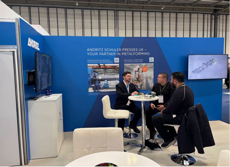 ANDRITZ_Schuler's tweet image. Strong Presence at MACH Exhibition 2026 💪
We were proud to present our comprehensive service portfolio, additionally showcasing a Yadon press last week in Birmingam, UK. 
🔗Read more: schulergroup.com/minor/uk/index…
#MetalForming #Manufacturing #Service