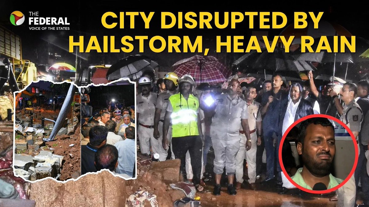 TheFederal_News's tweet photo. Bengaluru rain tragedy: 7 killed in compound wall collapse
#WATCH | https://t.co/SW0N1T5kDf
For more such videos, subscribe: https://t.co/k4O5y3umIZ
#Bengaluru #Rain #Tragedy #Hailstorm #BangloreRain https://t.co/Y3pGLxiOAA
