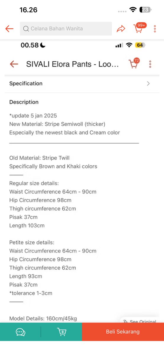 Infoin Preloved Murah tweet media