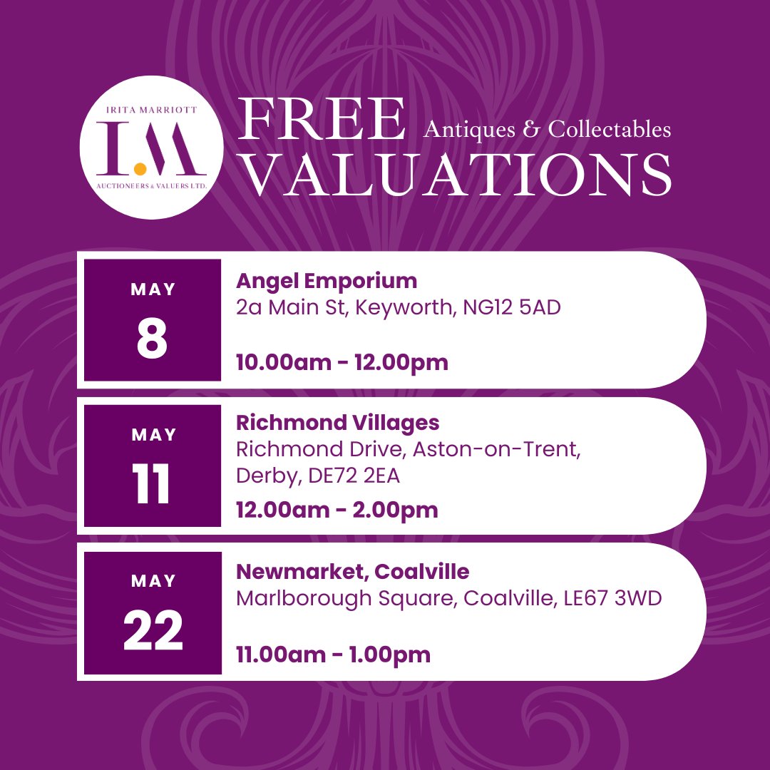 Irita Marriott Auctioneers and Valuers Ltd tweet media