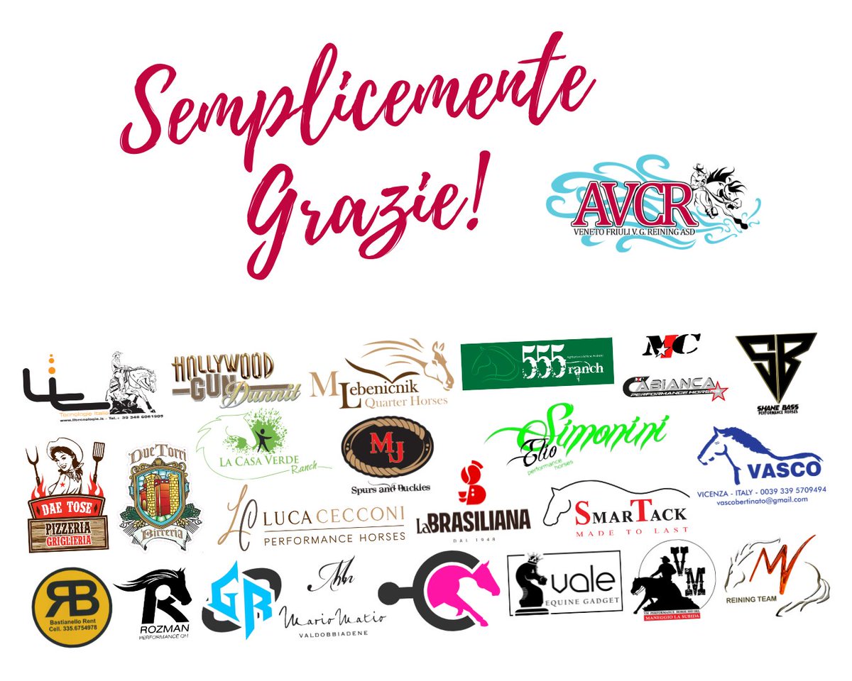 AvcrReining's tweet photo. 💥 #SPONSOR 💥
3 tappa AVCR-IRHA-FISE 2026

Thank you all!❤
👇👇👇
https://t.co/h3Va5nrgZb

#Reining #VenetoReining #FriuliVgReining #AvcrReining https://t.co/3ks0xEvAUx