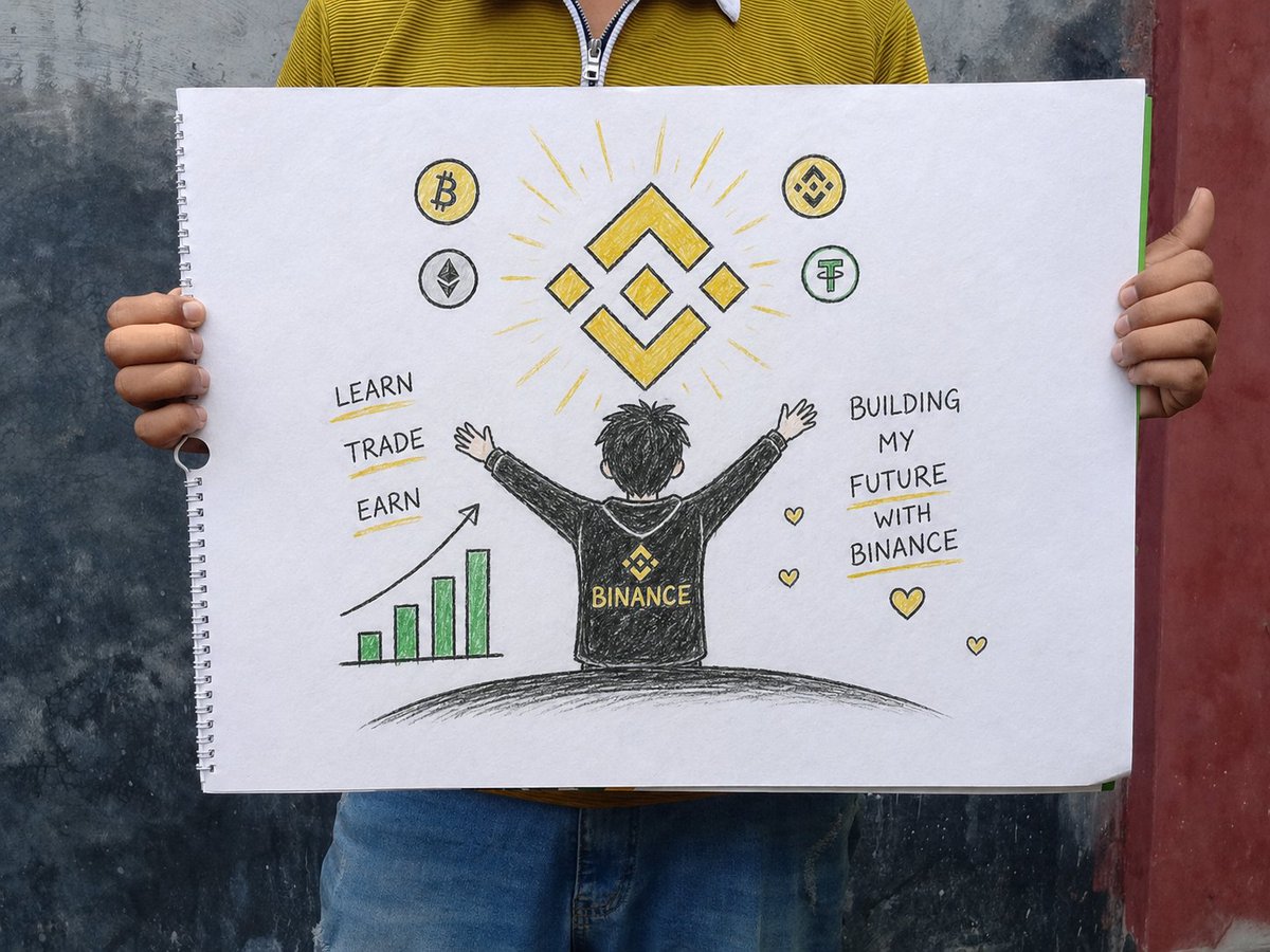 @binance Building my future step by step with Binance Started with ...