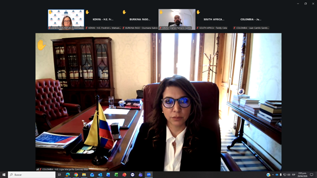 EmbColomItalia's tweet photo. Colombia participó de la Segunda Sesión Extraordinaria de la Asamblea General del Centro Internacional de Estudios para la Conservación y Restauración de los Bienes Culturales (ICCROM), cuya Jefe de la Delegación fue la Emb de Colombia ante la República Italiana, Ligia Quessep. https://t.co/Xl9yKEwKKA
