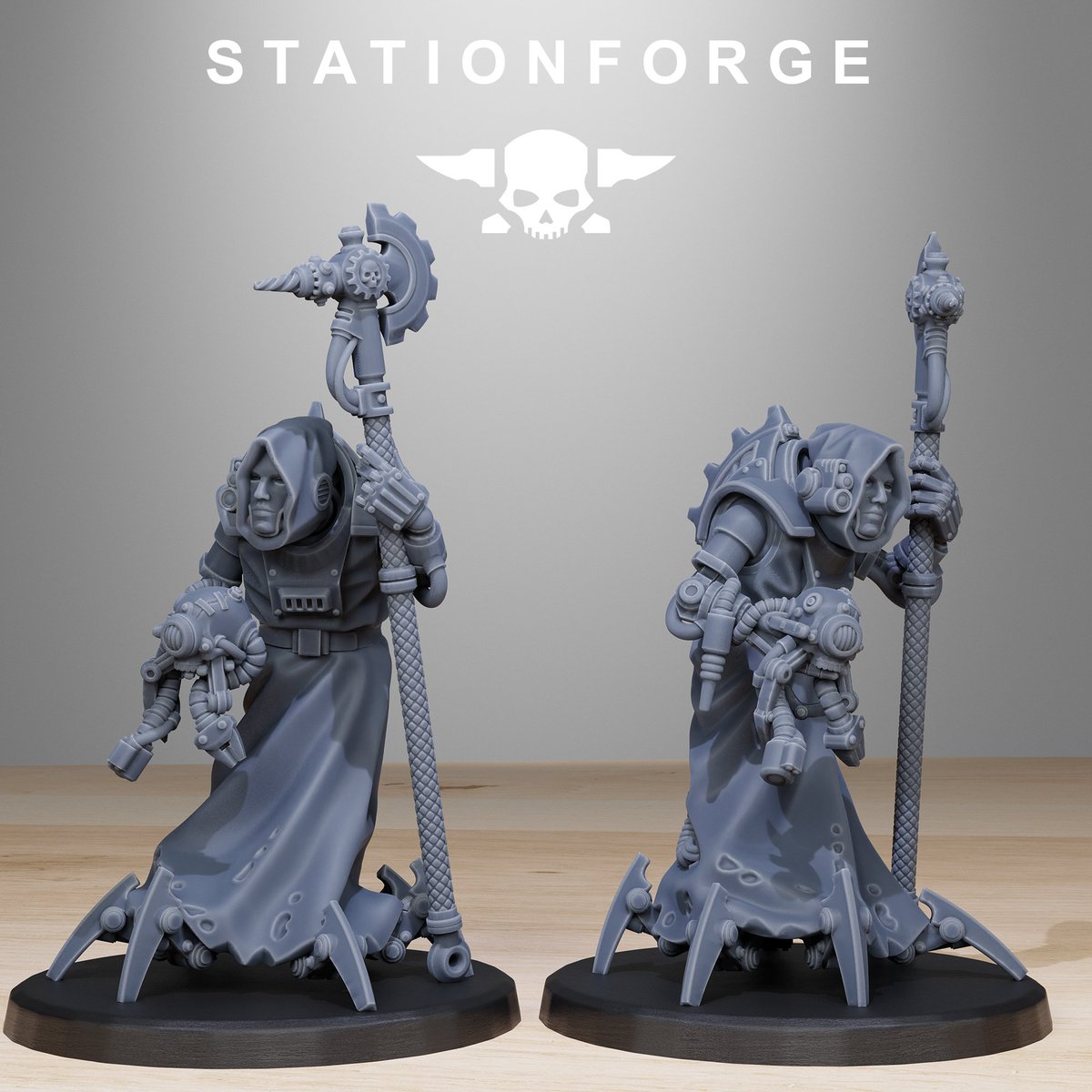 station_forge's tweet image. Old age is a luxury in the wasteland. 
Meet the Scavenger Elders. These veterans have seen it all and survived every horror the ruins could throw at them. 
myminifactory.com/object/3d-prin…
#miniature #3d #ttrpg #wargaming #fantasy #art