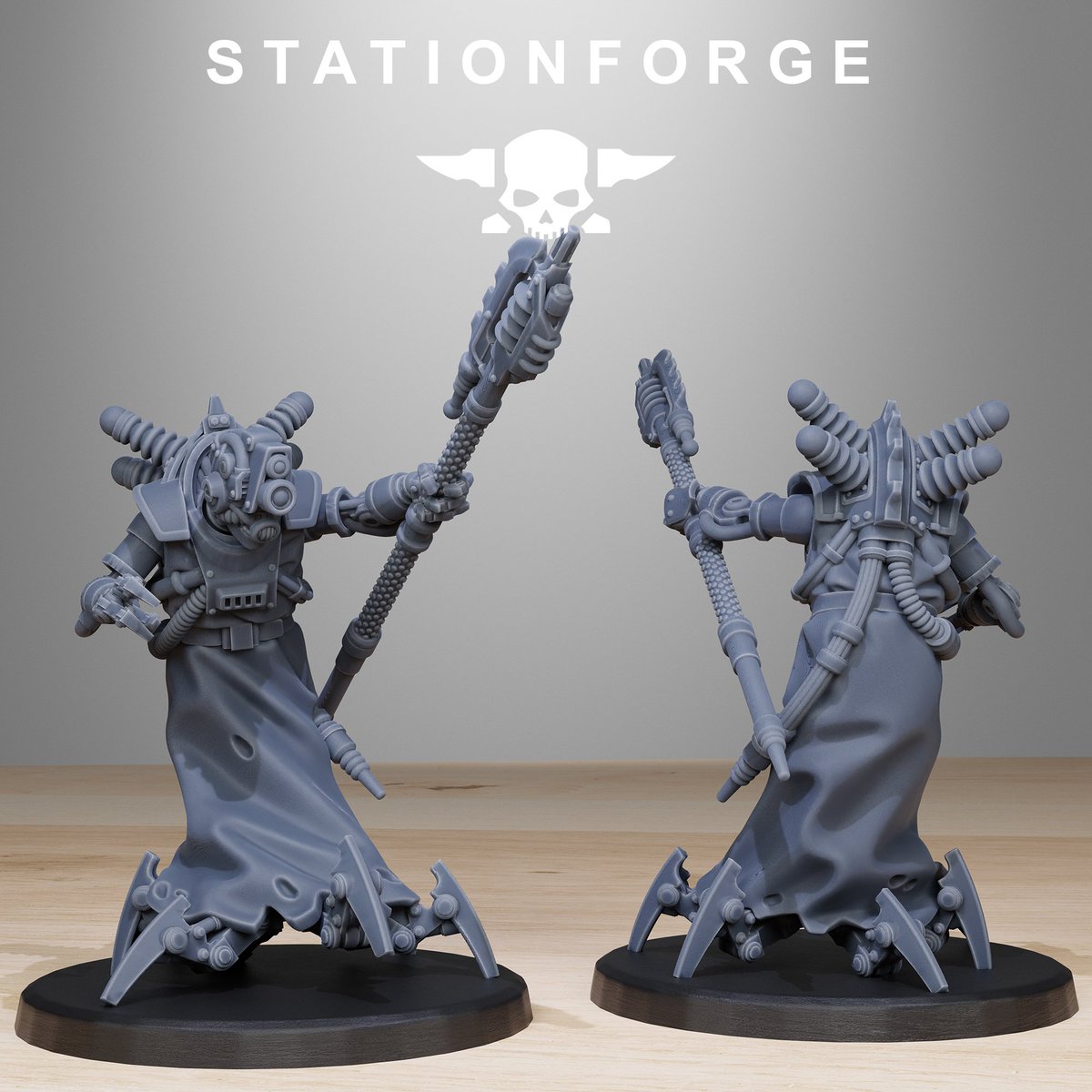 station_forge's tweet image. Old age is a luxury in the wasteland. 
Meet the Scavenger Elders. These veterans have seen it all and survived every horror the ruins could throw at them. 
myminifactory.com/object/3d-prin…
#miniature #3d #ttrpg #wargaming #fantasy #art