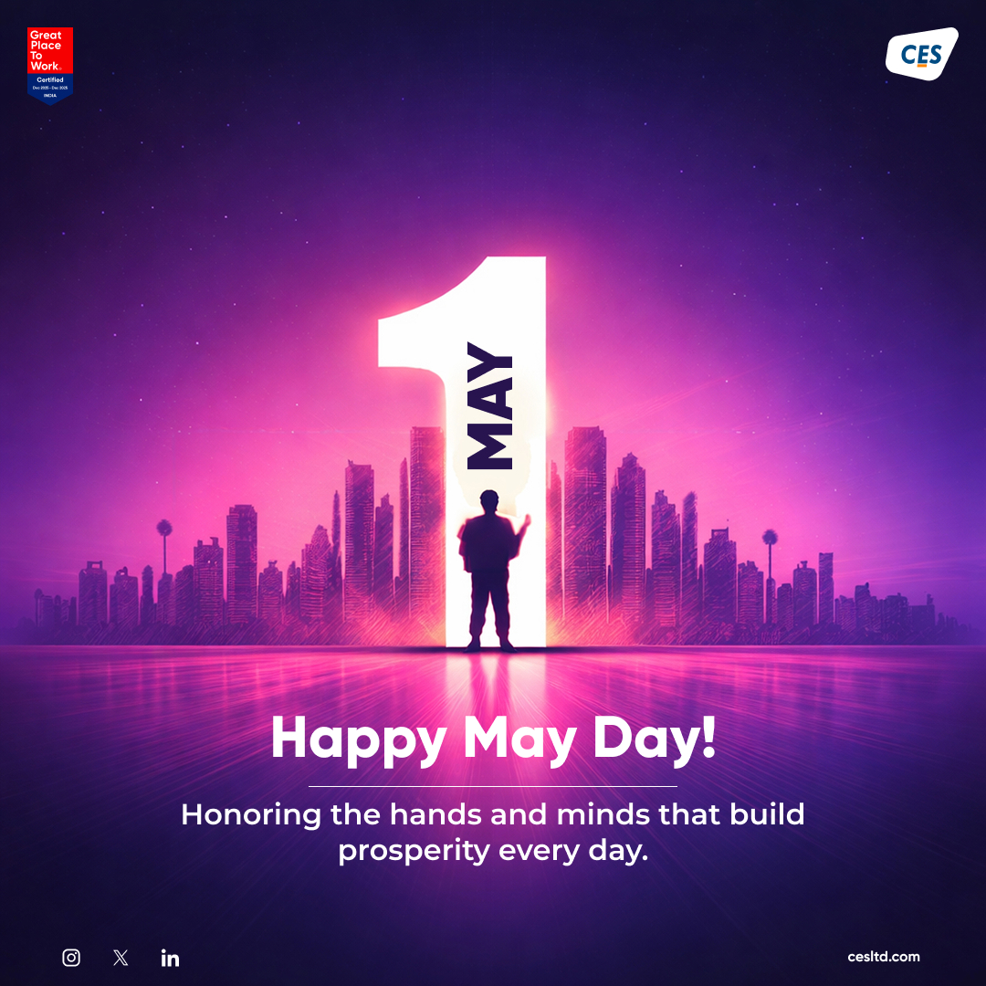 cesltd_'s tweet photo. A day to recognize the people behind the progress. A moment to celebrate the impact we create together.

Happy May Day.

#MayDay #TeamCES #WorkCulture #CES #TogetherWeGrow https://t.co/Md36VhKAPJ