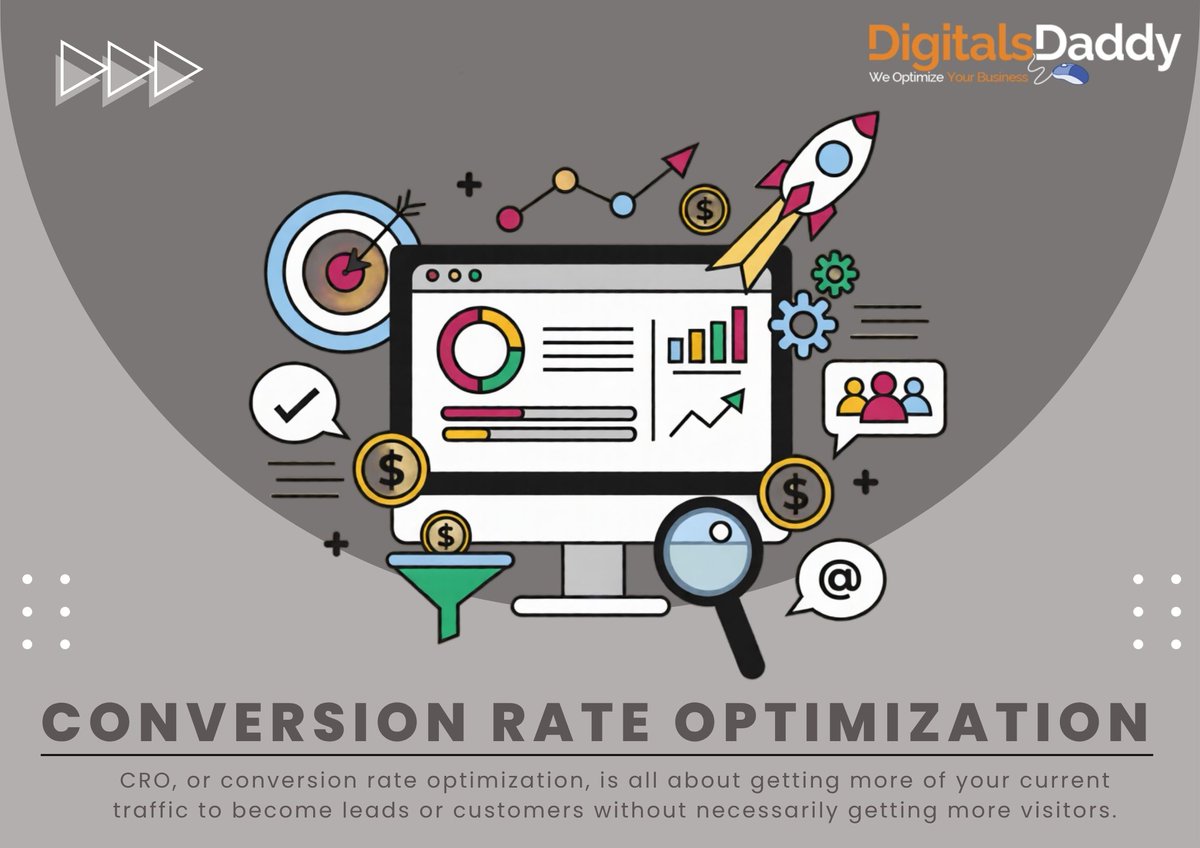 digitalsdaddy's tweet photo. Conversion Rate Optimization Expert Services - Digital Daddy: Best Digital Marketing Agency Gurgaon India https://t.co/84uOKDFMAD