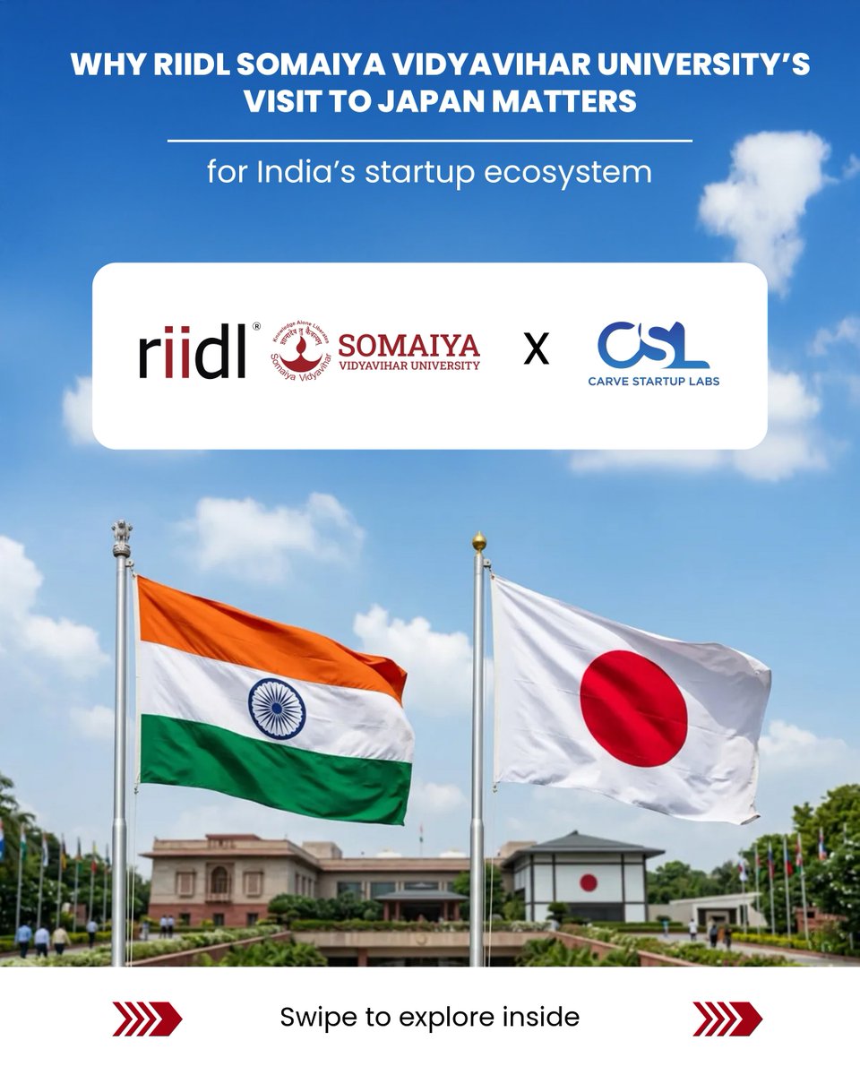 riidl's tweet photo. Every #founder wants funding, partnerships, and global visibility. But not everyone knows where to find it.

What most don’t realise, India and Japan have evolved beyond collaboration, shaping one of the most powerful #innovation corridors globally. https://t.co/Bfau8jVsJd