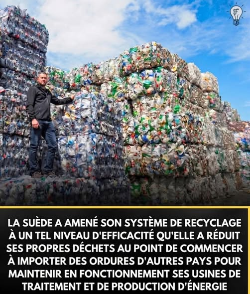 La Suède a développé l’un des systèmes de gestion des déchets les plus avancés au monde, où une grande partie des déchets non recyclables est transformée en énergie au lieu de finir dans des décharges.
Grâce à un réseau d’usines de valorisation énergétique hautement efficaces,