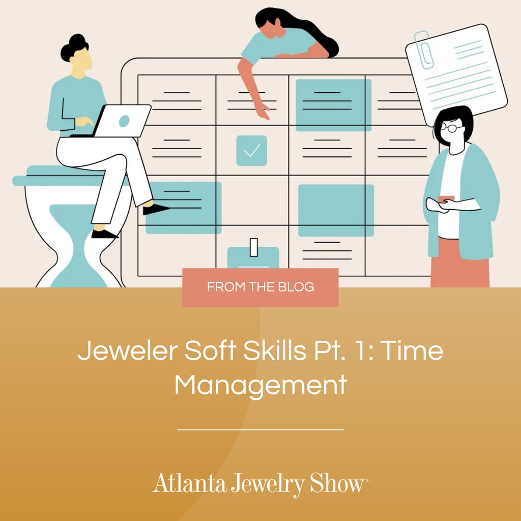 ATLJewelryShow's tweet image. Do you know the true value of your time?  Every minute spent on delegable tasks is time away from the bench. Learn how to track your hours, reduce distractions, and focus on what you do best! Read our time management guide. Read more 👉 lttr.ai/AqPN9

#AJS
