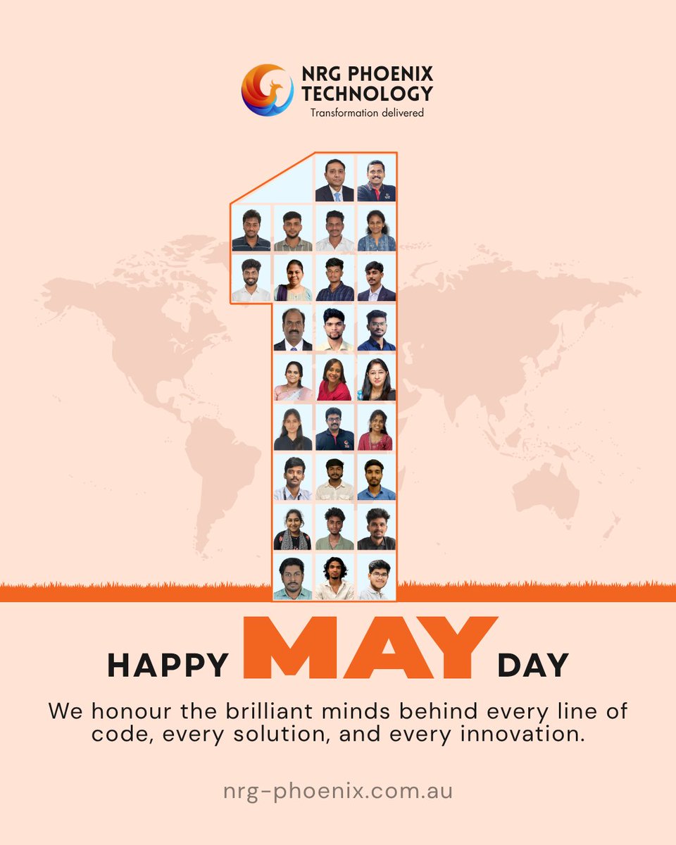 nrgphoenixtech's tweet image. Behind every line of code is a team that makes it possible. 💻
This May Day, we celebrate the people who innovate, collaborate, and build solutions that shape the future.
Proud to be powered by our incredible team. 🚀
.
.
#MayDay #InternationalWorkersDay #SoftwareDevelopment