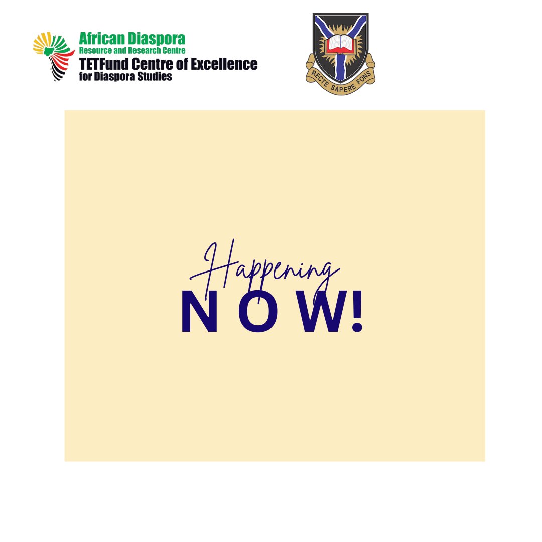 TheADRRC's tweet photo. #HappeningNow

The African Diaspora Resource and Research Centre (ADRRC), invites all members of the academia, diaspora, and enthusiasts to join us for the inaugural edition its monthly seminar series with Prof Olutayo Adesina.
Time: 10am-12pm
Zoom: https://t.co/tkgQrF5gel https://t.co/OJnGleD0tE