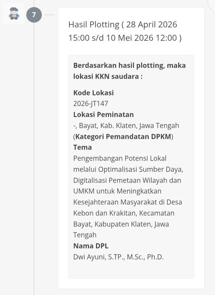UGM_FESS's tweet photo. Hai gaiss ada yang lokasi plotting kknnya sama kek aku ga yaa? Sender cari temenn😔☝🏻 yujiem https://t.co/4gdMvQXKeo