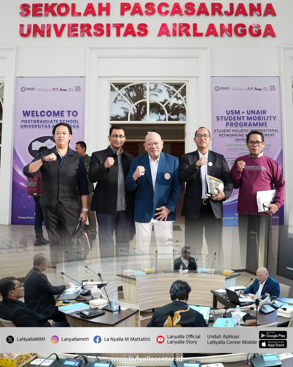 LaNyallaMM1's tweet image. Anggota DPD RI Jawa Timur AA LaNyalla Mahmud Mattalitti mengikuti Ujian Disertasi tahap 1 (tertutup) Program Studi Doktor Hukum dan Pembangunan.

@Unair_Official 
#lanyalla #dpdri #dpdrijatim #universitasairlangga #pascasarjana