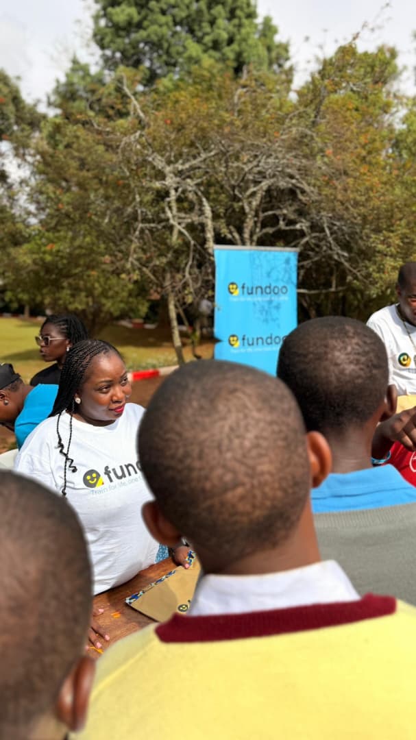 UReportUganda's tweet photo. We had an incredible #Fundoo session with young people yesterday during the Annual Careers Exhibition at King’s College Buddo, connecting brighter minds to digital learning opportunities 

Big shoutout to our awesome partner @sauti116  for making it even more impactful 🤝

The future is young, bold, and full of possibilities 
#Fundoo #CareersExhibition #FutureLeaders
@UNICEFUganda