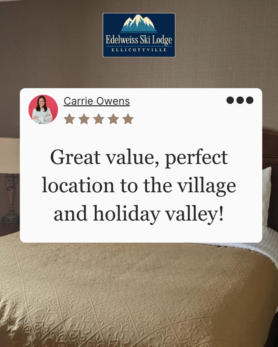 Edelweiss_NY's tweet image. We appreciate your 5-star review ⭐ Thank you for making us part of your journey!
maps.app.goo.gl/w5Dps85gHRbXSm…
#ThankYouGuest #5StarReview #HotelStay #TravelComfort