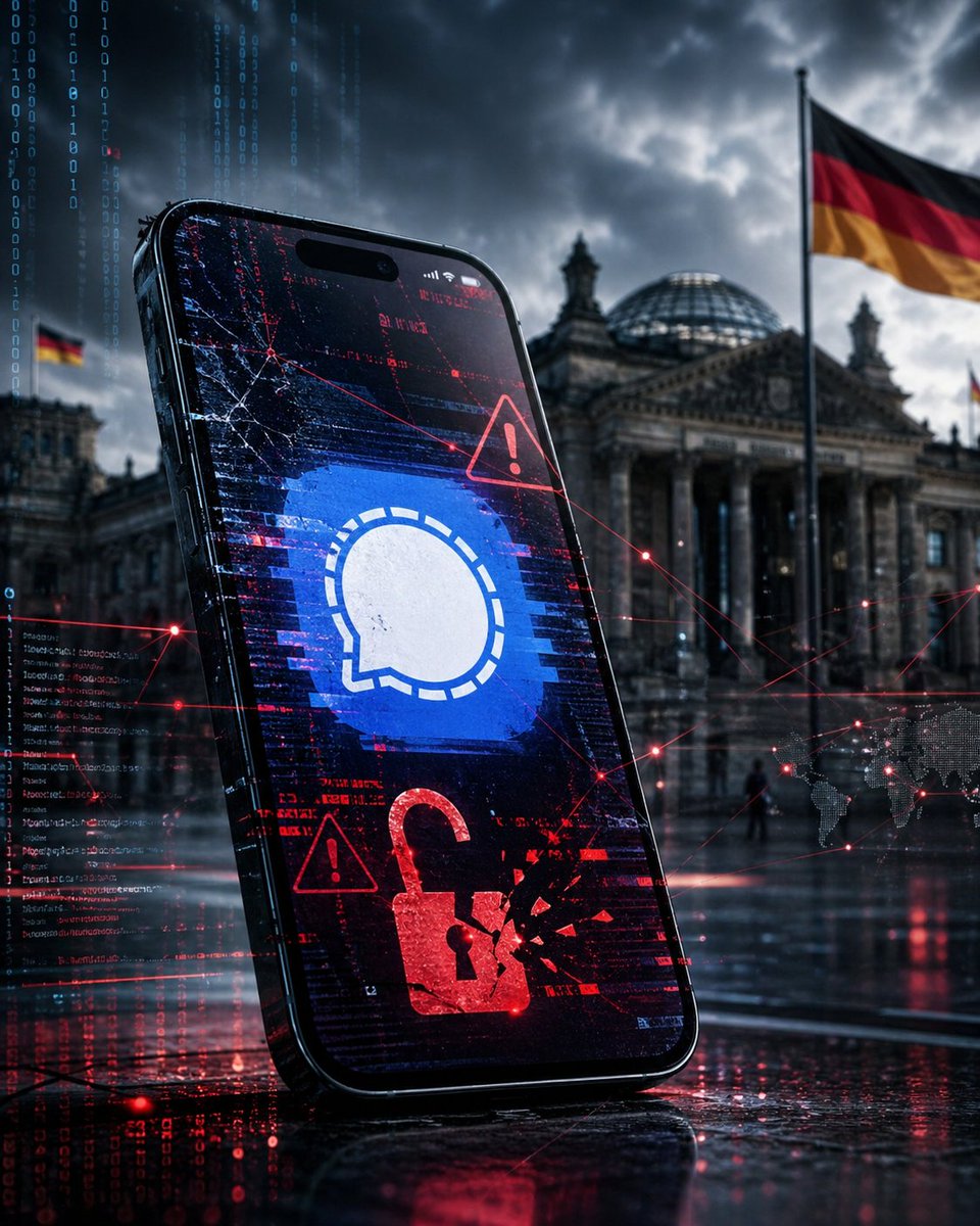 volunteerinform's tweet image. #Germany suspects #Russia-linked actors behind Signal #phishing attacks on politicians, diplomats, military staff and journalists.

AP says around 300 accounts were compromised, per Der Spiegel, via fake “Signal security” messages.

This is #espionage, not a simple informational