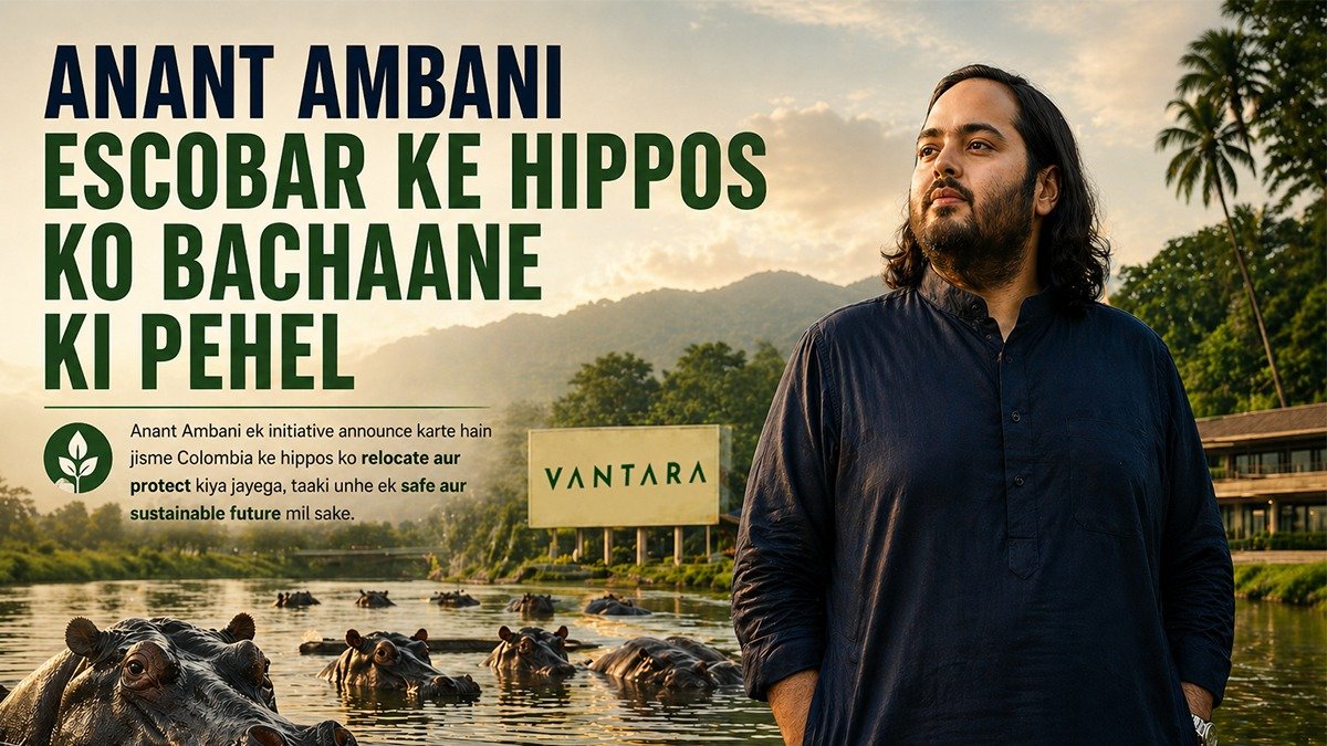 khabaraajki121's tweet image. Big step for wildlife! Anant Ambani ne Pablo Escobar ke hippos ko bachane aur unhe safe relocate karne ka initiative liya hai 

Goal simple hai  inhe ek secure aur sustainable future dena 

Nature ke liye aise efforts really matter! 
#WildlifeConservation #SaveAnimals