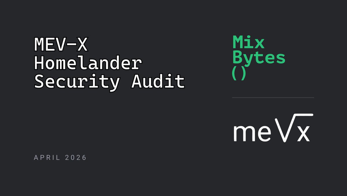 MixBytes tweet media