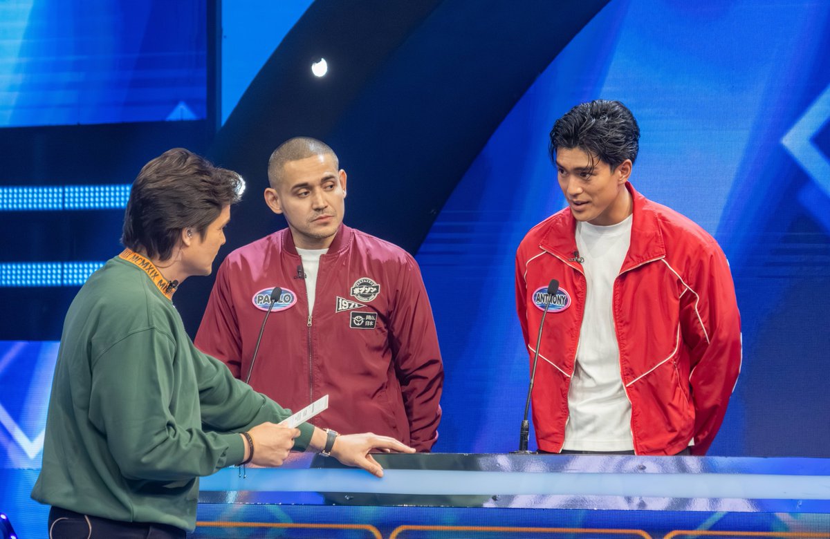 FamilyFeudPH's tweet photo. Playing for Team Red are Paolo Contis, Anthony Constantino, Prince Carlos, and Michael Roy Jornales.
Family Feud ngayong 5:35 PM na!
#FeudTheMasterCutter | April 30, 2026
#FamilyFeudPH #MoreTawaMoreSaya #SummerTawaSummerSaya https://t.co/XhYH1a1giJ
