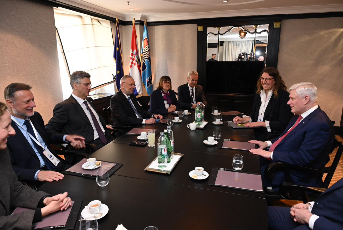 TMercep's tweet photo. What a privilege to bring the #IDUForum2026 to my home country, Croatia. 🇭🇷 Thank you, Prime Minister @AndrejPlenkovic, for hosting us in our beautiful capital – and to the global IDU family for three remarkable days together in Zagreb. ✨ https://t.co/Dy7mQYd7jO
