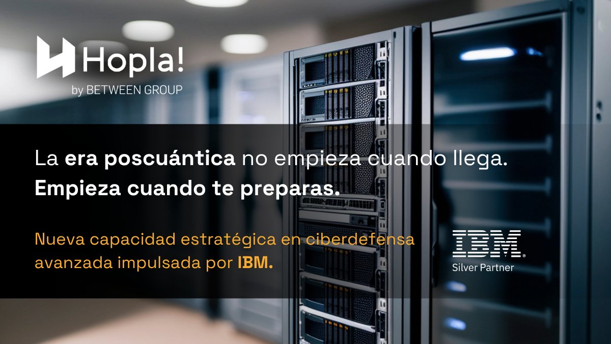 HoplaSoftware's tweet image. Hopla! crea su Centro de Competencia de ciberdefensa poscuántica y posagéntica impulsado con #IBM en Andalucía. Descubre más detalles sobre el proyecto → hopla.tech/hopla-crea-su-…

#Cibersecurity #GenAI #ComputaciónCuántica #InteligenciaArtificial