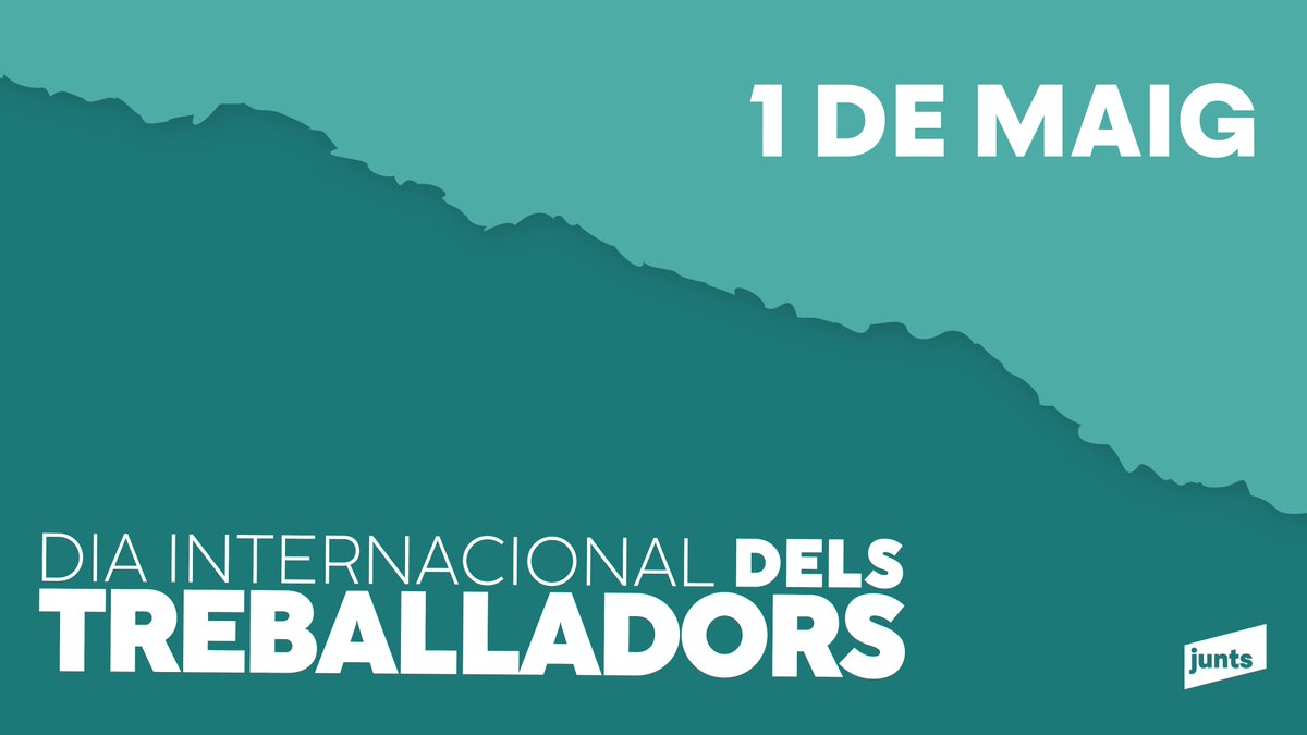 juntscalella's tweet photo. 1 de maig, Dia Internacional dels Treballadors.
Reivindiquem el valor de la feina, els drets laborals i la dignitat de totes les persones treballadores.
Per una Calella amb oportunitats i feina de qualitat. https://t.co/upt98y9e6T