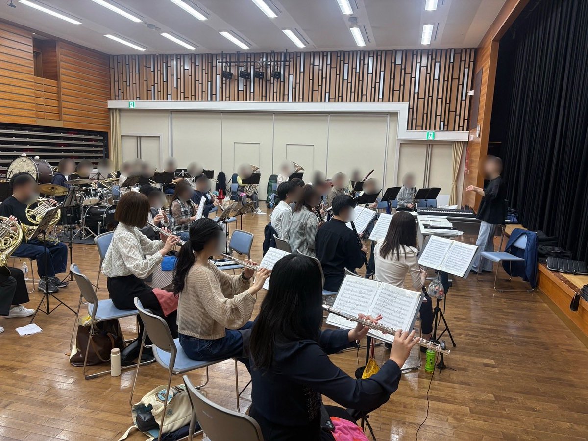 maisonwind's tweet photo. 【4月26日練習日記🍀】
本日から「吹田市文化団体協議会 70周年記念文化祭」に向けた練習がスタートしました！今回はジャズダンス＆吹奏楽のコラボステージも予定されております💃🎺
初めて取り組む曲、久しぶりに合奏する曲もあり、定演練習とはまた違った雰囲気の練習となりました💪🏼 https://t.co/Hh7Xd3f8Wb