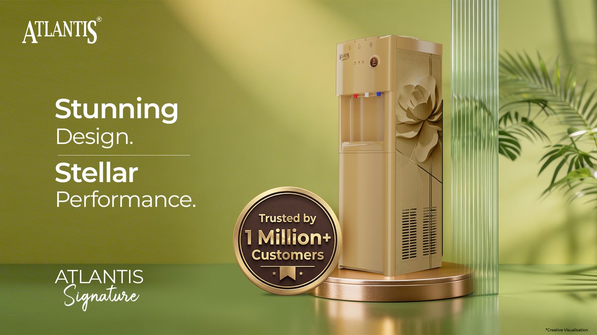 Atlantisplus's tweet photo. ATLANTIS SIGNATURE - Designed to impress. Engineered to perform.
✨Smart Top Push Buttons
✨Noiseless Operation
✨Space-friendly
✨1 Year On-site Warranty

Place your order at www.atlantisplus.comor call us at 85888-25888 https://t.co/XZHjWKnXX1