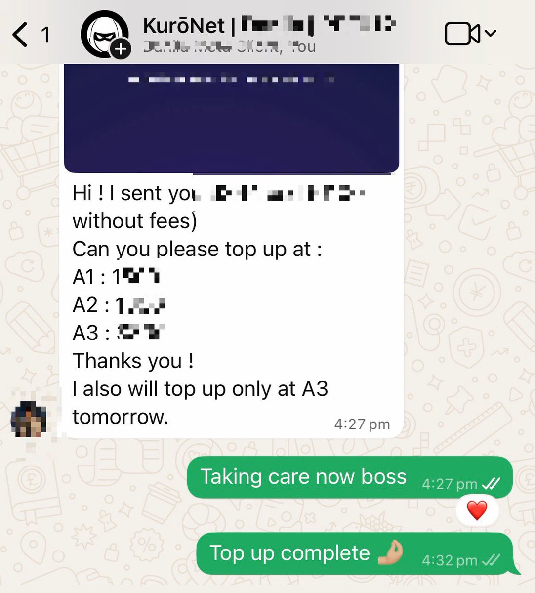kenksecom's tweet photo. What other agency provides INSTANT top ups 24/7 with NO dodgy dashboard that can get syphoned at any moment?
I’ll wait…
At KurōNet we work like we’re still broke, hungry and coming up.
#CheckTheTimeStamps⚡️
The Kuro Way ⛩️ https://t.co/8POY5QrQW6 🥷🏻 https://t.co/BwHng1aJkL