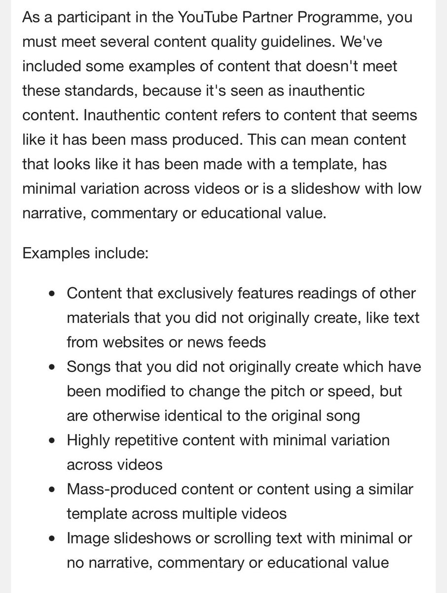 graemerendall66's tweet image. So @YouTubeCreators have considered my appeal &amp;amp; this is the result. Apparently Bitesized UFOs is inauthentic, mass produced, made with a template or has low narrative/educational value… what’s the point of trying to educate folk about UFOs?

Words fail me. #ufo #uap #youtube