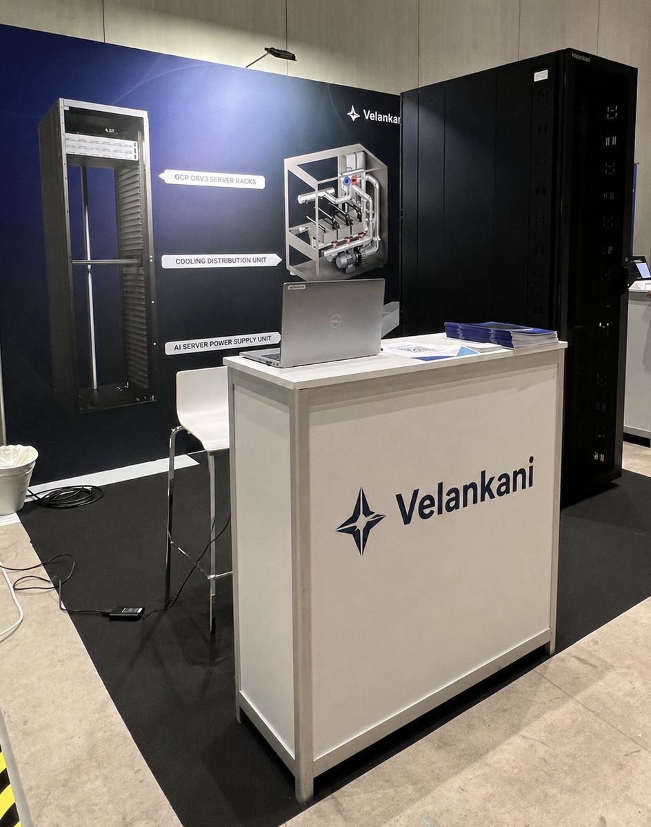 VelankaniGroup's tweet photo. Velankani Information Systems Ltd Live now at Open Compute Project Foundation
EMEA Summit 2026 in Barcelona 
Engaging with global leaders, exploring next-gen open computing, and shaping the future of digital infrastructure.

#OCPEMEASummit2026 #Velankani #DataCenter #TechInnovation #FutureOfTech #GlobalNetworking #OCP