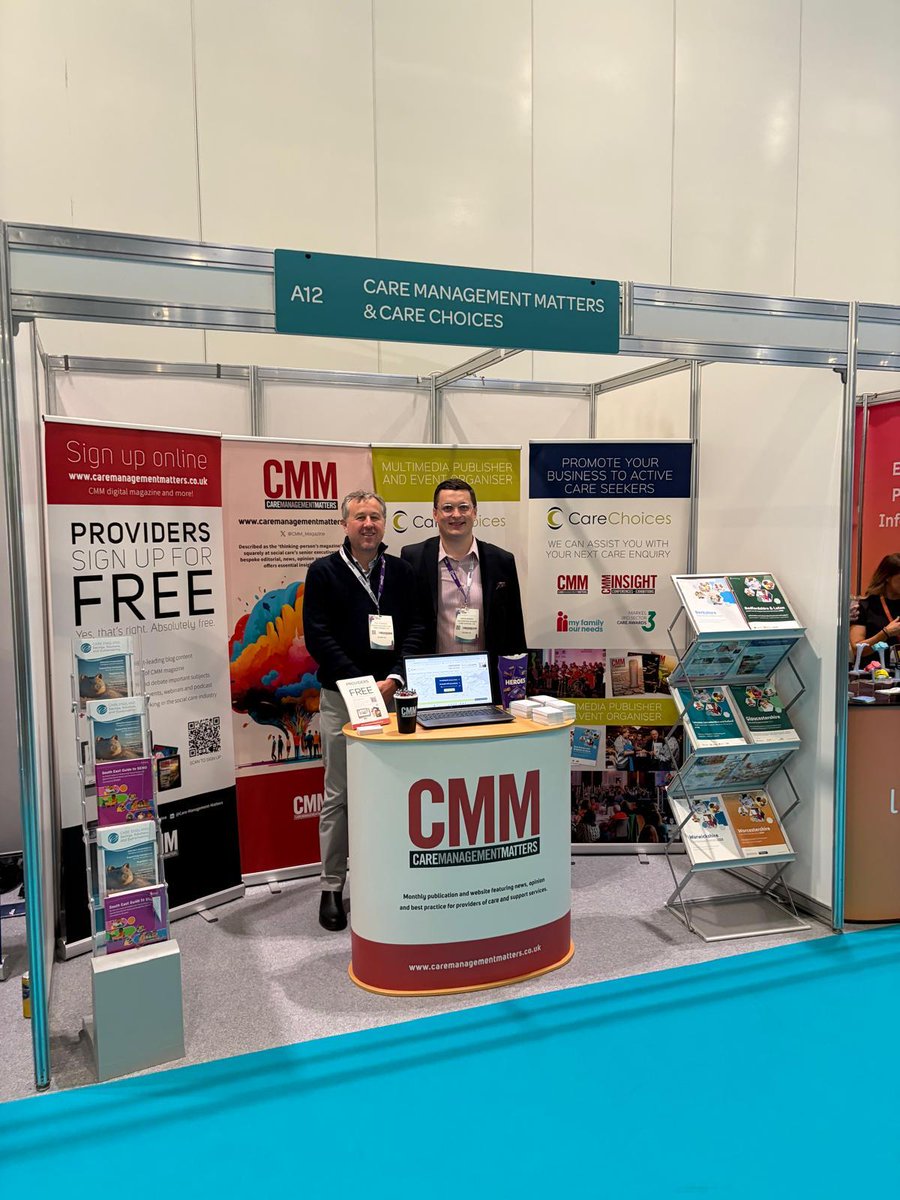 CareChoicesLtd's tweet image. Back for day 2 of @CareShow London. Please stop by and say hello to @cmm_magazine and Care Choices - Stand A12! Find out how we can help you in the running of your care business and pick up a copy of your local care guide.
#CareShow26 #CareProviders #SocialCare #HomeCare