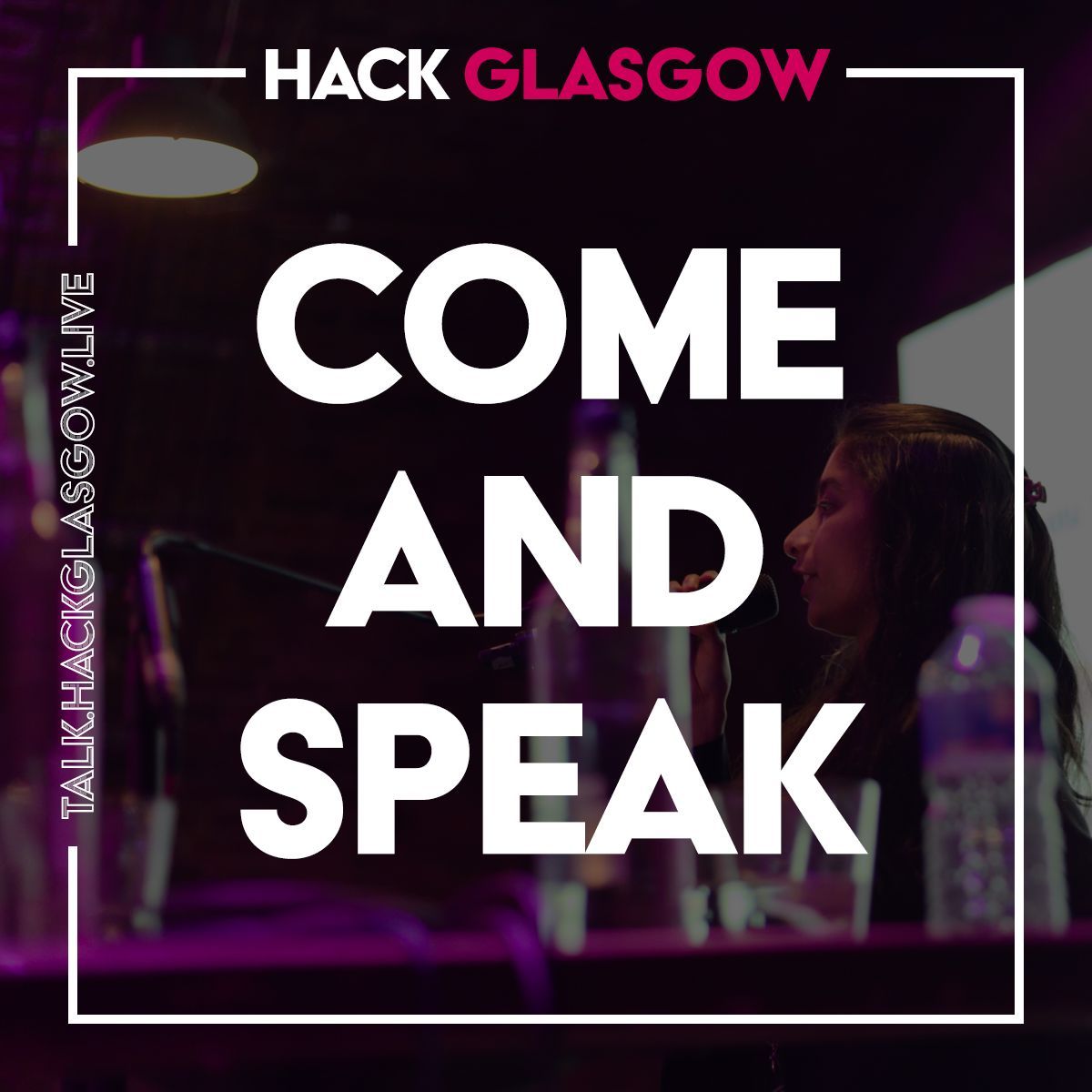 Hack_Glasgow's tweet photo. Our Call for Papers closes TONIGHT!

This is your final chance to send us a talk idea for this year's event. Got a cool tool or new project you want to share? Interesting experience or funny story? We'd love to hear from you!

https://t.co/8a2uzFRBIr https://t.co/iY1mEW3cmU