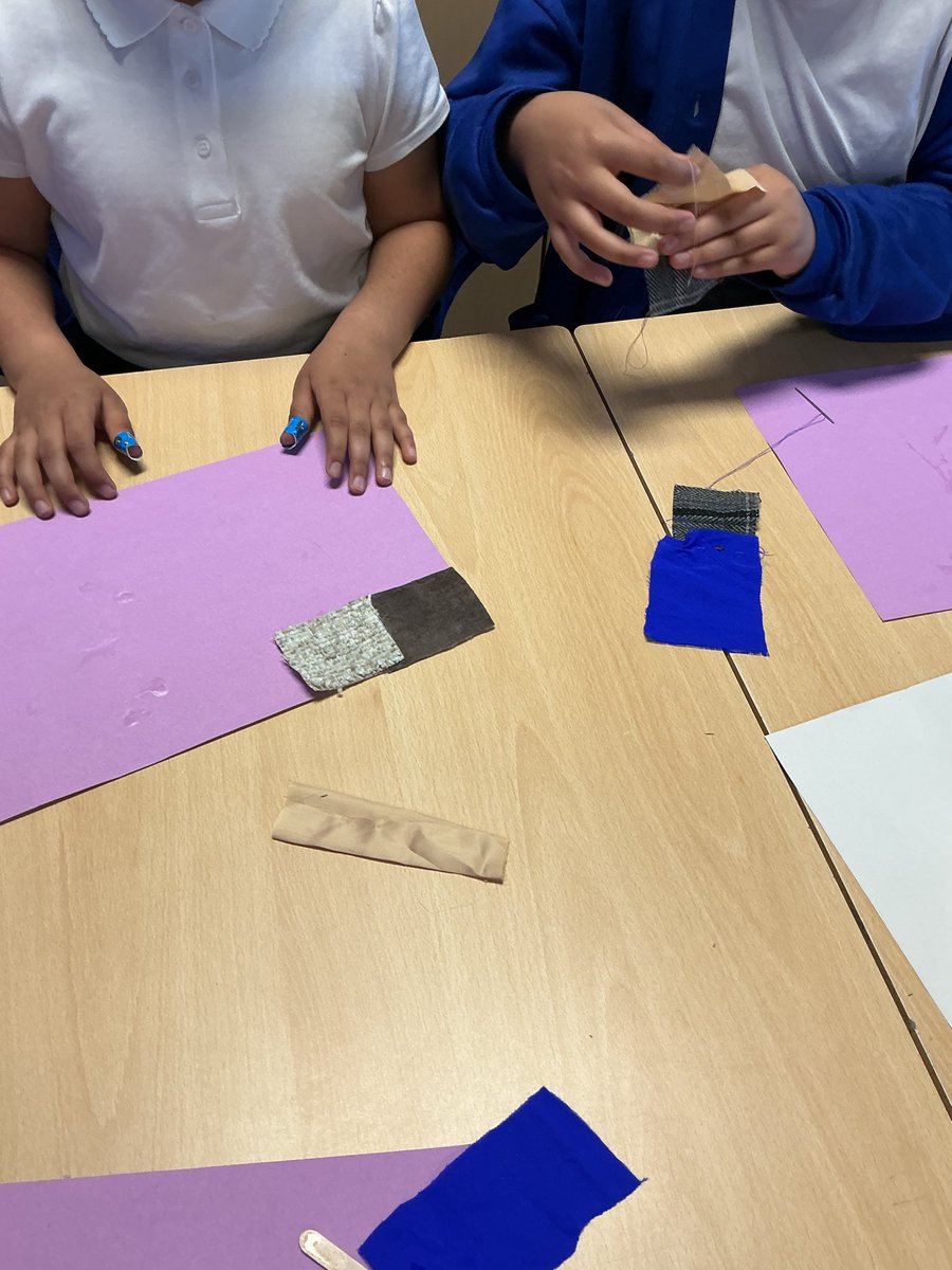 carltonj_i's tweet image. Year 5 Blossoms stitched up a storm in textiles today! From threading needles and sewing, to experimenting with fabric glue. We explored different ways to join materials and bring our ideas to life with creativity and resilience in every stitch! #textile #art #collage